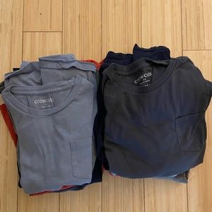 12 Crewcuts Boys Pocket Tee shirts size 10
